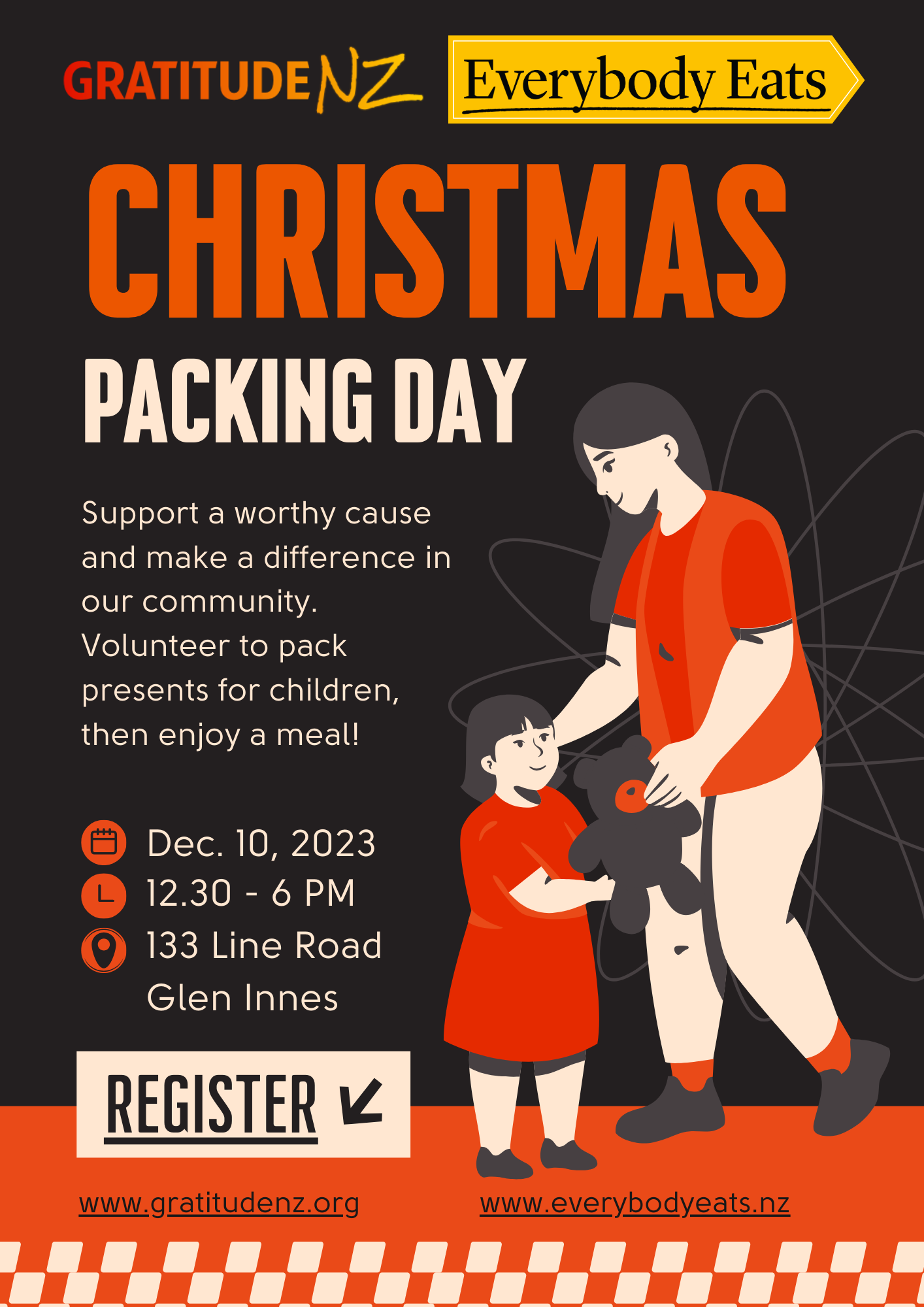 Christmas packing day